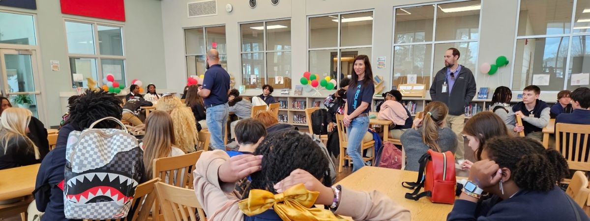 Danos Participates in Workforce Wednesday at Middle School